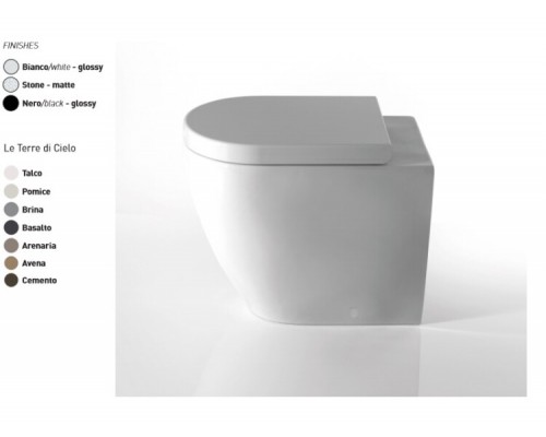 Сиденье для унитаза, CIELO, Smile, цвет-Basalto