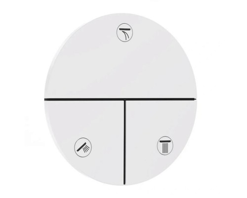 Вентиль, Hansgrohe, ShowerSelect Comfort S, для 3 потребителей, цвет-белый матовый