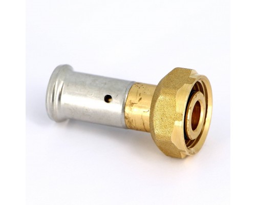 Муфта В пресс с накидной гайкой евроконус HENCO 16х3/4"