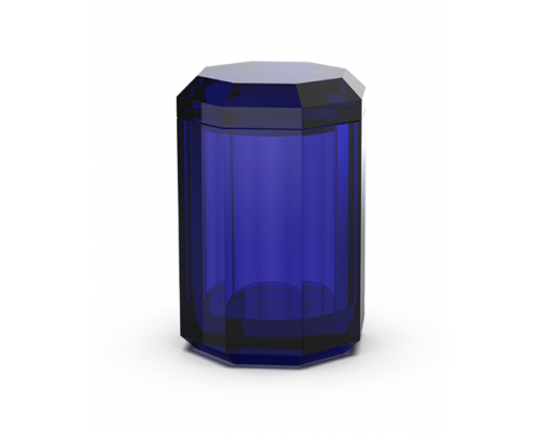Емкость, Decor Walther, Kristall, шгв 90-90-140, цвет-Capri blue