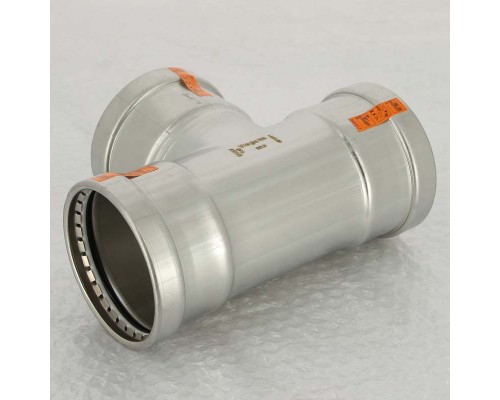 Тройник пресс нержавеющая сталь Sanpress Inox VIEGA 88.9
