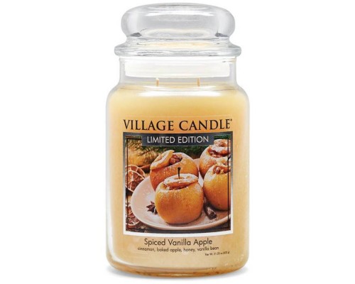 Декоративная свеча Village Candle Печеное яблоко (602 грамма)
