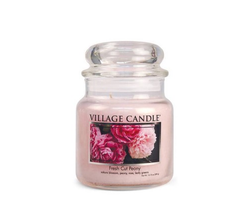 Декоративная свеча Village Candle Пион (389 грамм)