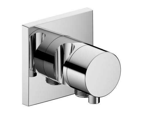 59557011202 IXMO Запорный вентиль с переключателем на 2 потребителя, с держателем лейки, подходит к внутренней части арт. 59556000170, хром 59557011202