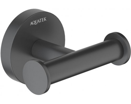 AQ4202MB ОБЕРОН крючок двойной, матовый черный AQ4202MB