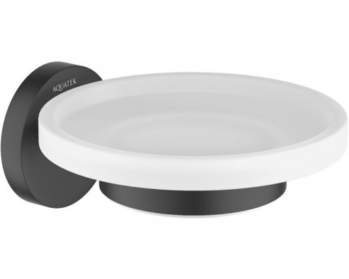 AQ4103MB ЕВРОПА мыльница, матовый черный AQ4103MB