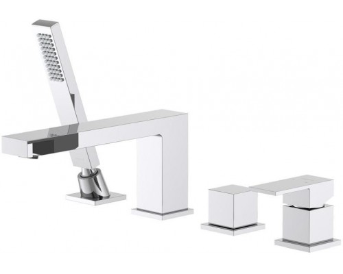 AQ1648CR ЛИБРА смеситель на борт ванны на 4 отв. AQ1648CR