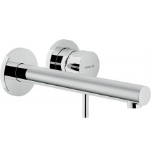 LV00499/1CR LIVE смеситель для раковины из стены на 2 отверстия LV00499/1CR