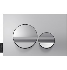 E20859-CP-MTC Панель смыва круглый дизайн мат хром и глянц хром E20859-CP-MTC