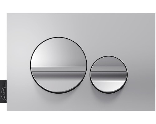 E20859-CP-MTC Панель смыва круглый дизайн мат хром и глянц хром E20859-CP-MTC