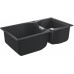 31658AP0 K700 Мойка с 2 чашами, 900 x 500 мм, черный гранит (3 шт.- пал.) 31658AP0
