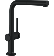 72808670 HG M54 Talis 270 смеситель для кухни с вытяжным душем матовый черный 72808670