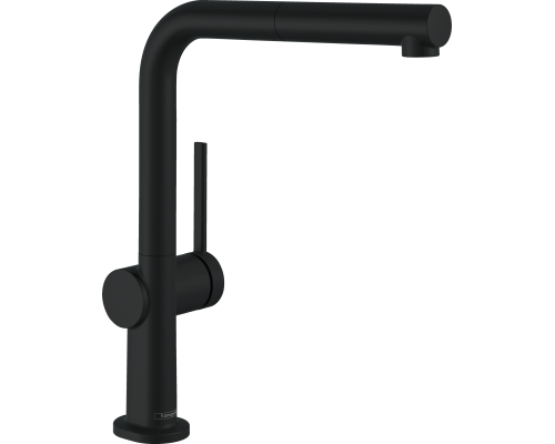 72808670 HG M54 Talis 270 смеситель для кухни с вытяжным душем матовый черный 72808670