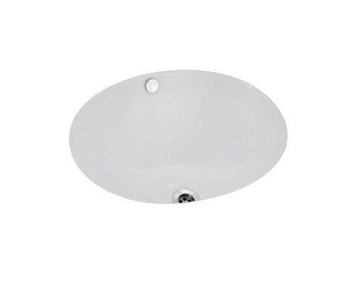 Раковина, Jaquar, Florentine, шгв 555-425-195, отверстия для смесителя-отсутствуют, цвет-белый