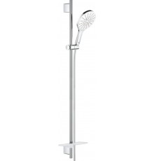 26594LS0 RainShower SmartActive 150 Душевой гарнитур III, душевая штанга 900 мм, шланг 1750 мм, 9,5 л/мин, полочка, белая луна 26594LS0