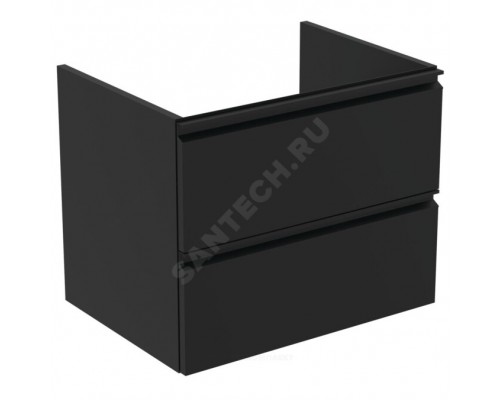 Тумба TESI п/умыв 60 черн мат Ideal Standard T0050ZT