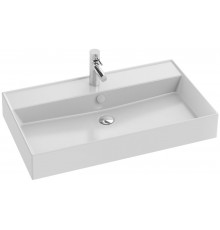 EXBI112-00 VIVIENNE Керамическая раковина 80х46 см, белая EXBI112-00