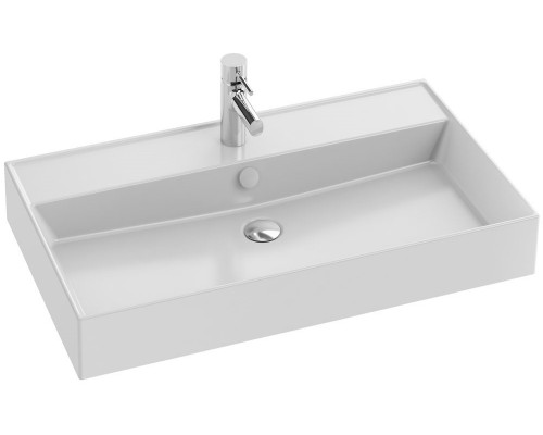 EXBI112-00 VIVIENNE Керамическая раковина 80х46 см, белая EXBI112-00