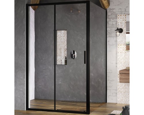 BLSPS-80 черный+Transparent, неподвижная стенка X9BM40300Z1