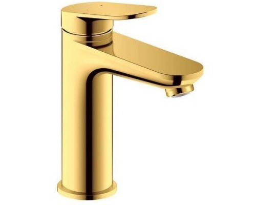 Смеситель для раковины, Duravit, Wave, цвет-золото (Gold, Polished Gold)