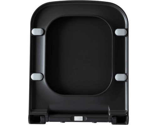 Allen Brau Infinity Крышка-сиденье для унитаза 36x44x4,5h см, цвет: черный 4.21014.AN