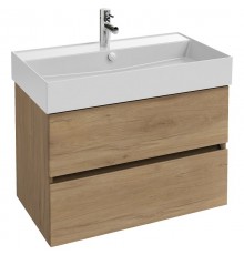 EB2382-E75 Тумба под раковину 80см, 2 ящика, цвет Дуб Давос натуральный EB2382-E75