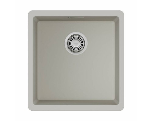 Мойка, OMOIKIRI, Kata, шгв 400-420-220, отверстия для смесителя-отсутствуют, цвет-пастила