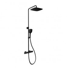 Душевая стойка с термостатическим смесителем и ручным душем TD F 091.20/150 черный X070160