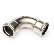 Отвод, Sanha, NiroPress 316L, 90° ВПр-ВПр, ø76,1, 9002A.3