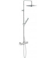 SE124030/50CR SEVEN термостатическая душевая система, верхний душ 24х24 см SE124030/50CR