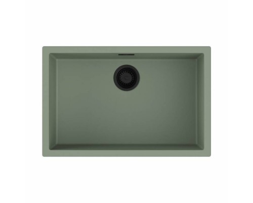 Мойка, OMOIKIRI, Yamakawa, шгв 756-456-220, отверстия для смесителя-отсутствуют, цвет-wind green
