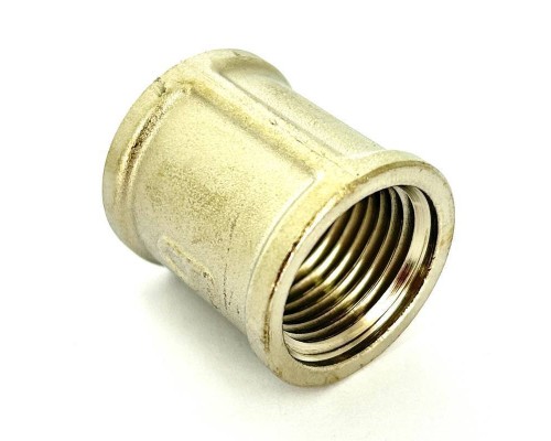 Муфта LD 1/2" никелированная