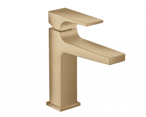 Смеситель для раковины, Hansgrohe, Metropol, цвет-шлифованная бронза