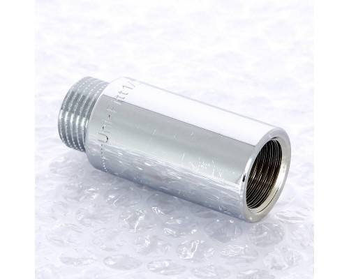 Удлинитель НВ хромированный UNI-FITT 1/2"x50мм Удлинитель НВ хромированный UNI-FITT 1/2"x50мм