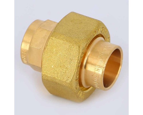 Разъемное соединение пайка-пайка с коническим уплотнением VIEGA 15