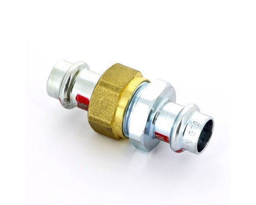 Муфта разъёмная пресс плоская прокладка оцинкованная сталь Prestabo VIEGA 15