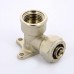 Водорозетка обжим-В никелированная UNI-FITT 16х1/2"