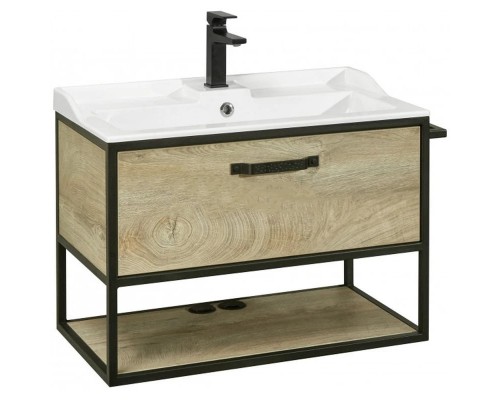 1A2424K1LTDU0 Набор: 1A242401LTDU0 Лофт Фабрик 80 Дуб Эндгрейн/ 1A708031FB010 Раковина Фабиа 80 1A2424K1LTDU0