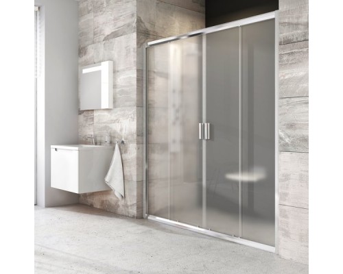 BLDP4-140 белый + Транспарент Blix душевая дверь раздвижная, четырехэлементная . 0YVM0100Z1