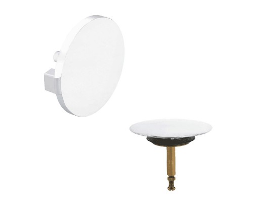 735883 Multiplex Visign M5 комплект накладок к сливу-переливу Multiplex, модель 6162.01, белый 735883