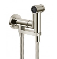 AV00600NLP Комплект для гигиенического душа встроенный (смеситель + гигиеническая лейка + шланг), никель AV00600NLP