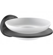 AQ4203MB ОБЕРОН мыльница, матовый черный AQ4203MB