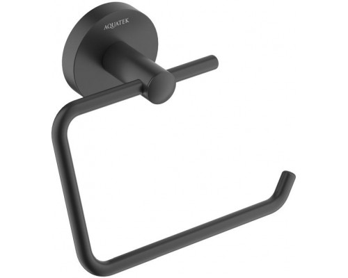 AQ4218MB ОБЕРОН бумагодержатель квадратный, матовый черный AQ4218MB