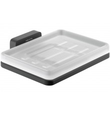 AQ4303MB ЛИБРА мыльница, матовый черный AQ4303MB