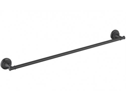 AQ4514MB КЛАССИК полотенцедержатель 600 мм, матовый черный AQ4514MB