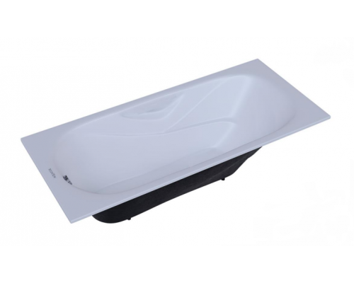 AQ8050F-00 ГАММА ванна чугунная эмалированная 1500x750 в комплекте с 4-мя ножками AQ8050F-00