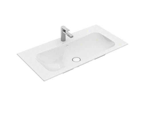 Раковина, Villeroy&Boch, Finion, шгв 1000-500-100, CeramicPlus, цвет-альпийский белый