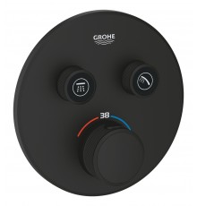 29507KF0 Grohtherm SmartControl Термостат для встраиваемого монтажа на 2 выхода, фантомный чёрный 29507KF0