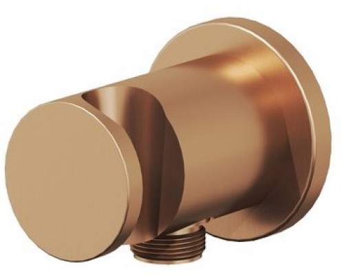 Настенный отвод для душа с держателем 706.60RGB РОЗОВОЕ ЗОЛОТО X07P708