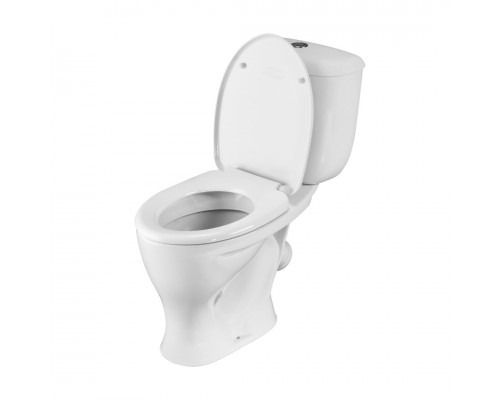 1P4017S0000BF Унитаз-компакт Воротынский белый, сидение полипропилен (арт. 188017S0020B0), кос вып 1.P401.7.S00.00B.F